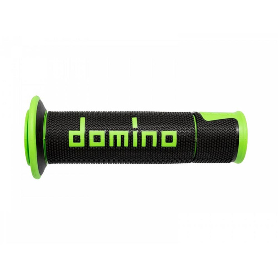 DOMINO Motorcycle Grips A450 BLACK GREEN A45041C4440B7-0