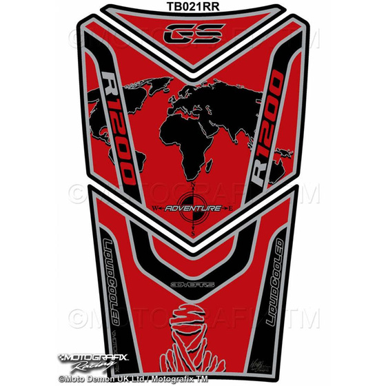 MOTOGRAFIX TANKPAD BMW R1200GS ADVENTURE LC 2014-2018 TB021RR