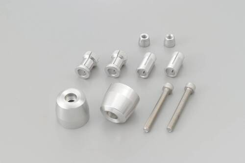 BAR END PINO-3 14-19MM SILVER