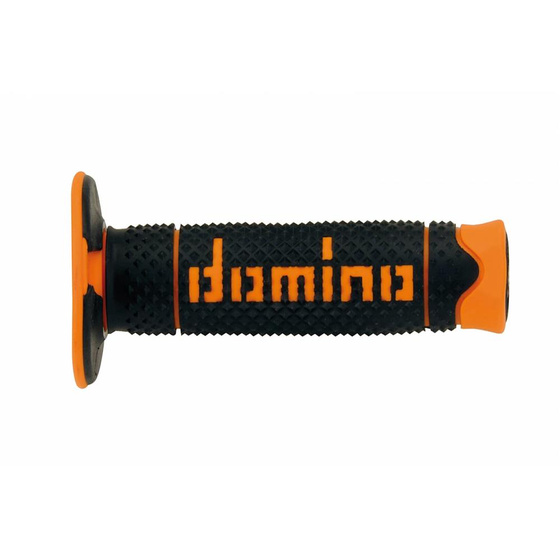 DOMINO Motorcycle Grips CROSS A260 SOFT BLACK ORANGE A26041C4540A7-0