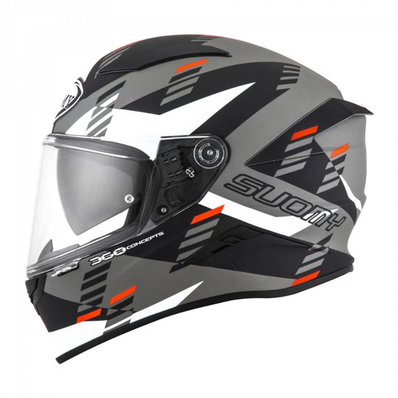 SUOMY KASK SPEEDSTAR FLOW MATT WHITE GREY ROZMIAR M