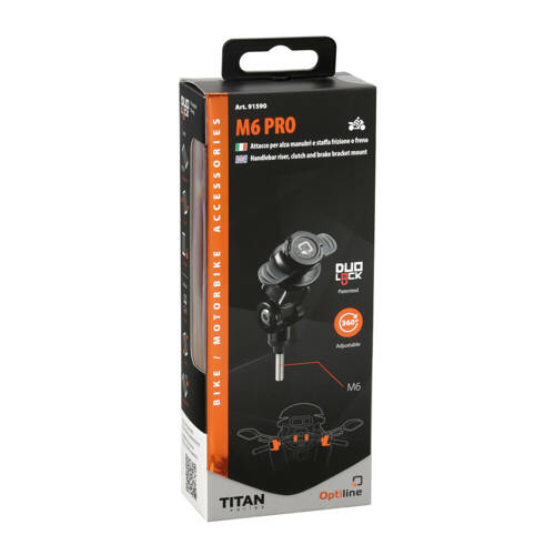 91590 Titan Opti M6 Pro, handlebar riser, clutch and brake bracket mount