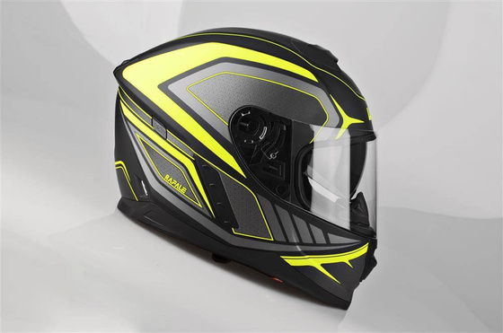 Kask Motocyklowy LAZER RAFALE Hexa (kol. Czarny - Żółty - Matowy) rozm. M