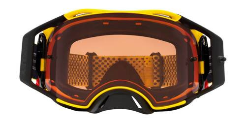 Oakley Goggles Airbrake MX żółte Prizm mx bronze