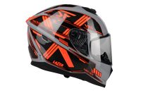 Kask Motocyklowy LAZER RAFALE EVO Roadtech (kol. Szary - Czerwony - Matowy) rozm. M