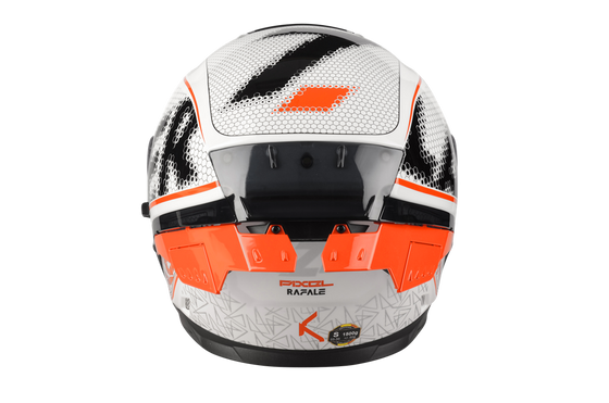 Kask Motocyklowy LAZER RAFALE SR Pixel (kol. Biały - Czarny - Czerwony) rozm. XS
