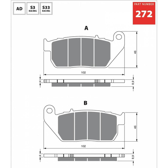 GOLDFREN KLOCKI 272 S3 CUT H-D