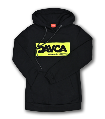 DAVCA Lady Hoodie Fluo logo