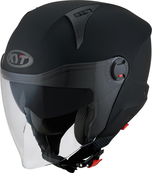 Kask Motocyklowy KYT D-CITY czarny matowy - S