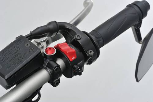 Śruba zaślepka do otworu lusterka M10-P1.25/lewa czerwony