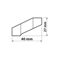 90539 Przedłużenie lusterka, gwint lewy M10