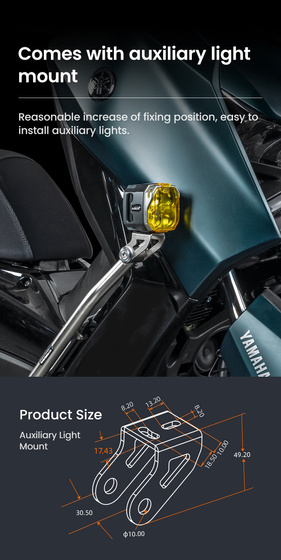 LOBOO Crash Bar do YAMAHA XMAX 300 (2023-) Black (10.3.01862.001.11)