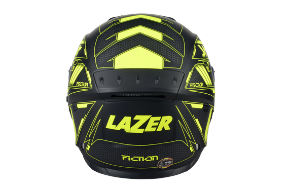 Kask Motocyklowy LAZER RAFALE EVO Roadtech (kol. Czarny - Żółty - Matowy) rozm. L