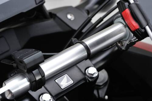 Wspornik kierownicy ze stopu aluminium 250mm srebrny