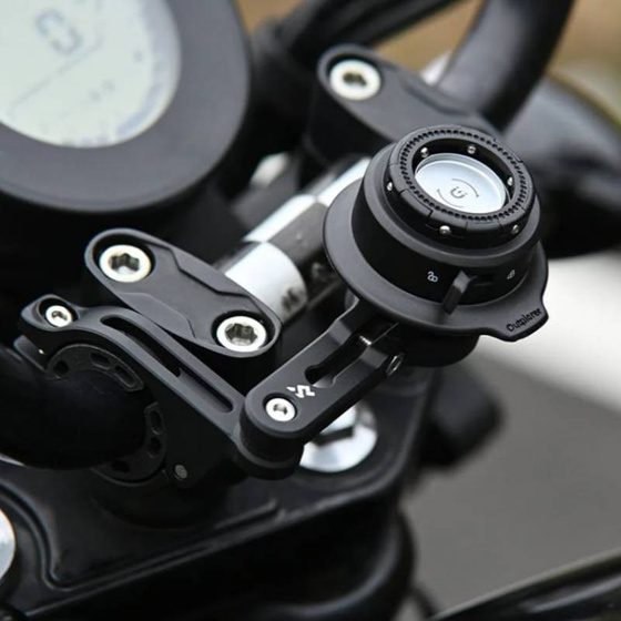 QUICK LAUNCH uchwyt na kierownicę z regulacją i amortyzacją Outplorer QM02