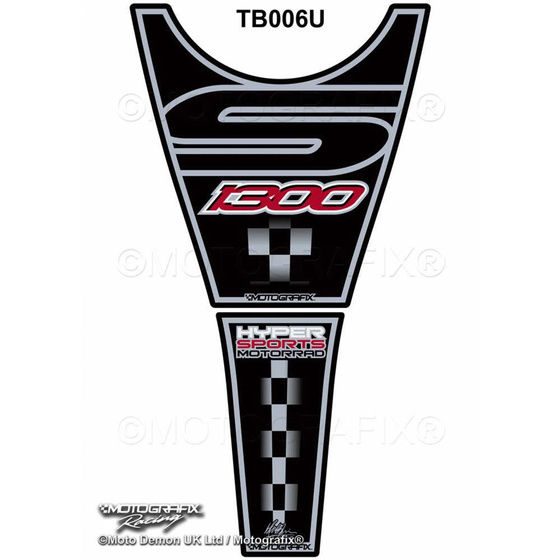MOTOGRAFIX TANKPAD BMW K1300S 2009-15 TB006U