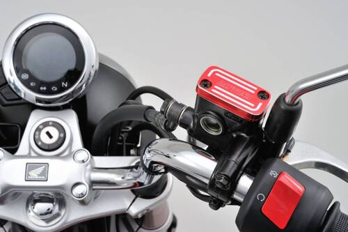 MASTER CYLINDER CAP HONDA-H,CNC,RED
