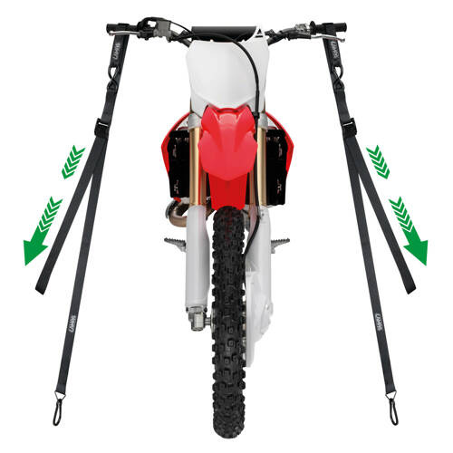 90584 Kraken Pull-Down, paski do mocowania motocykla