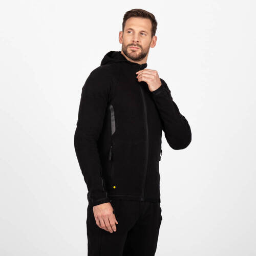 Shield Track Suit Mens Full Zip Hoody Black