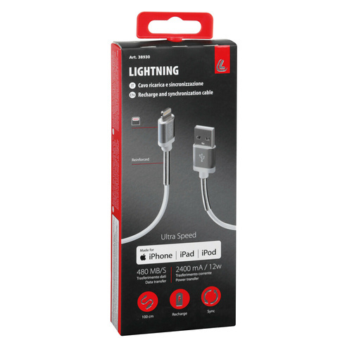 38890 Cable Usb > Lightning - 100 cm - White