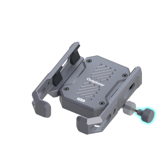 Uchwyt na telefon z amortyzacją powietrzną montaż uniwersalny Outplorer P100-A