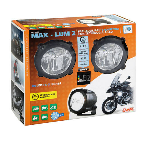 90461 - Max-Lum 2, pair of led fog lights, 12V