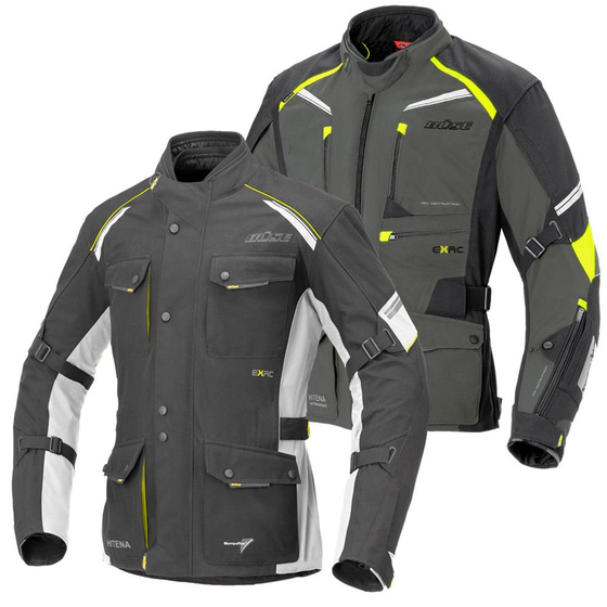 Kurtka motocyklowa BUSE ZESTAW EXRC Porto czarny/szary łupek 50