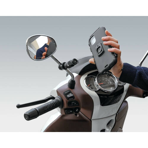 90438 Opti Mirror, mirror and crossbar mount with Ø 9-14 mm