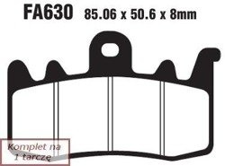 Brake pads EBC GPFAX630HH torowe/profesjonalne (set on 1 disk)