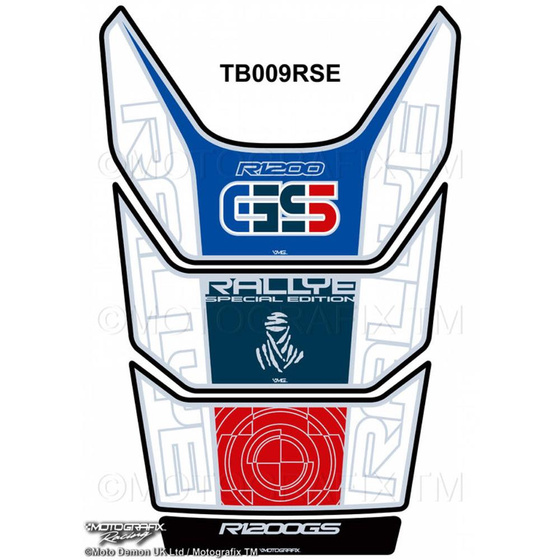 MOTOGRAFIX TANKPAD BMW R1200GS 2008-12 TB009RSE