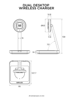 Quad Lock® MAG Dual Desktop Wireless Charger