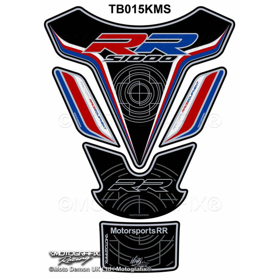 MOTOGRAFIX TANKPAD BMW S1000RR 2012-2014 TB015KMS