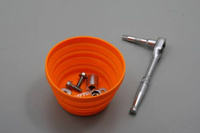 Składana sylikonowa magnetyczna taca