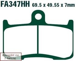 Klocki hamulcowe EBC EPFA347HH Extreme Pro (kpl. na 1 tarcze)