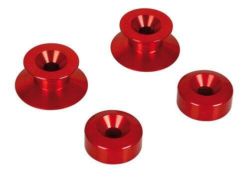 90342 Bobbins kit for forked stands - 10 mm – Red