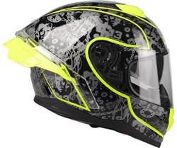 Kask Motocyklowy LAZER RAFALE SR $13 Original (kol. Czarny - Żółty Fluo) rozm. L
