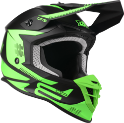 Kask Motocyklowy LAZER OR3 PP3 (kol. Czarny - Zielony Fluo - Matowy) rozm. XS