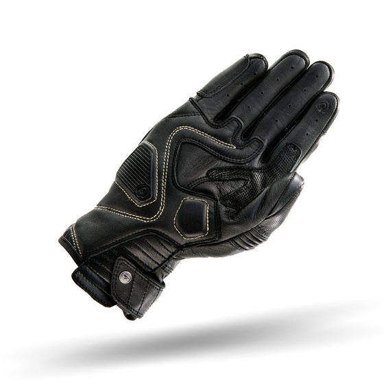 Motorcycle gloves vintage SHIMA AVIATOR dark