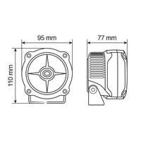 90460 - Max-Lum 1, para dodatkowych świateł LED, 12V