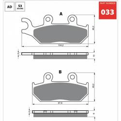 GOLDFREN KLOCKI 033 K5 CUT