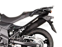 ZESTAW KUFRÓW BOCZNYCH TRAX ADV I STELAŻY SW-MOTECH SUZUKI DL 650 V-STROM (11-16), BLACK 45/37L