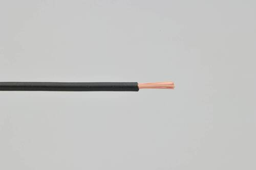 colored wire, AVS1.25, black, 1m