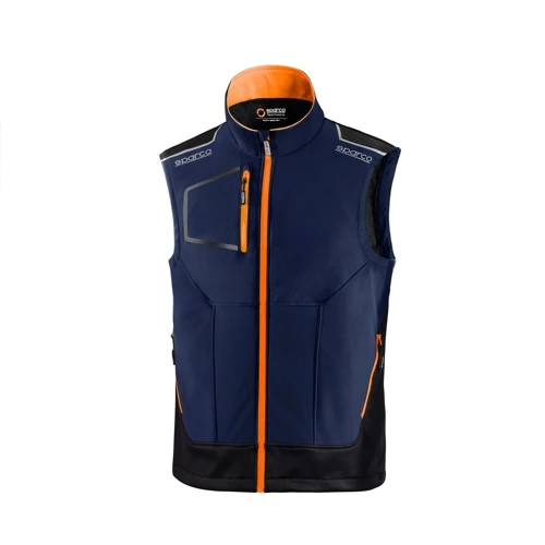 Sparco Tech Light Bodywarmer Vest navy orange