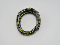 colored wire, AVS0.75, black/yellow, 2m