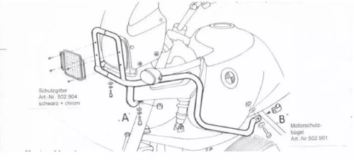 BMW R 850 GS (1998-2000)/R 1100 GS (1994-1999) Gmole
