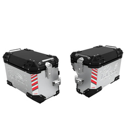 LOBOO PIKE Kufry boczne srebrne 45+38L (10.5.01452.002.21)