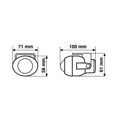 72182 - Micro-Projector 2 - fog lights kit – White