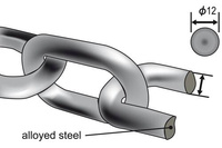 CHAIN LOCK 12MMX2000MM