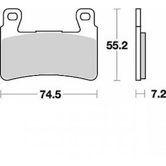 BRAKING KLOCKI HAMULCOWE SINTER 827CM55