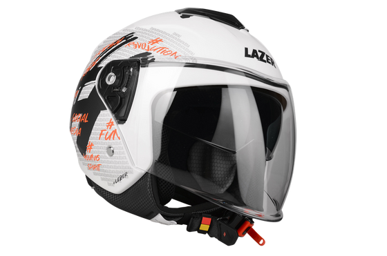 Kask Motocyklowy LAZER JH7 HASHTAG (kol. Jasny - Połysk) rozm. S